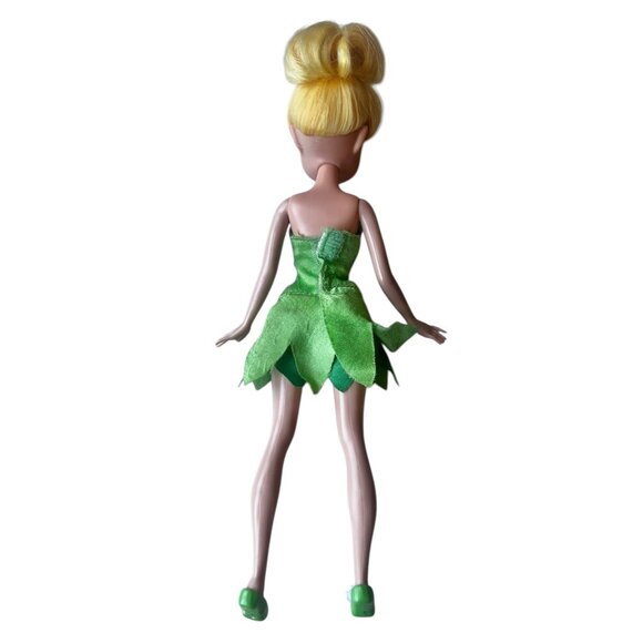 Disney Tinkerbell Doll 2010 Blonde Hair Green Dress Collectible - Picture 4 of 11